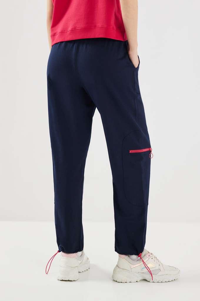 Solid-Full-Length-Cotton-Women-s-Joggers