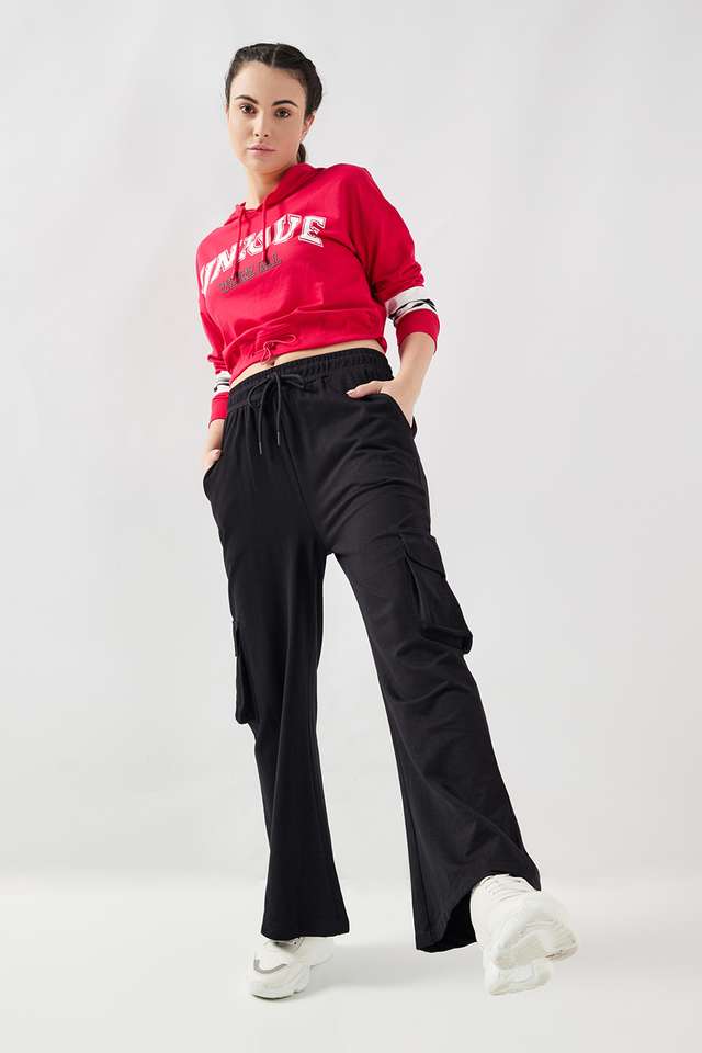 Solid-Full-Length-Cotton-Women-s-Joggers