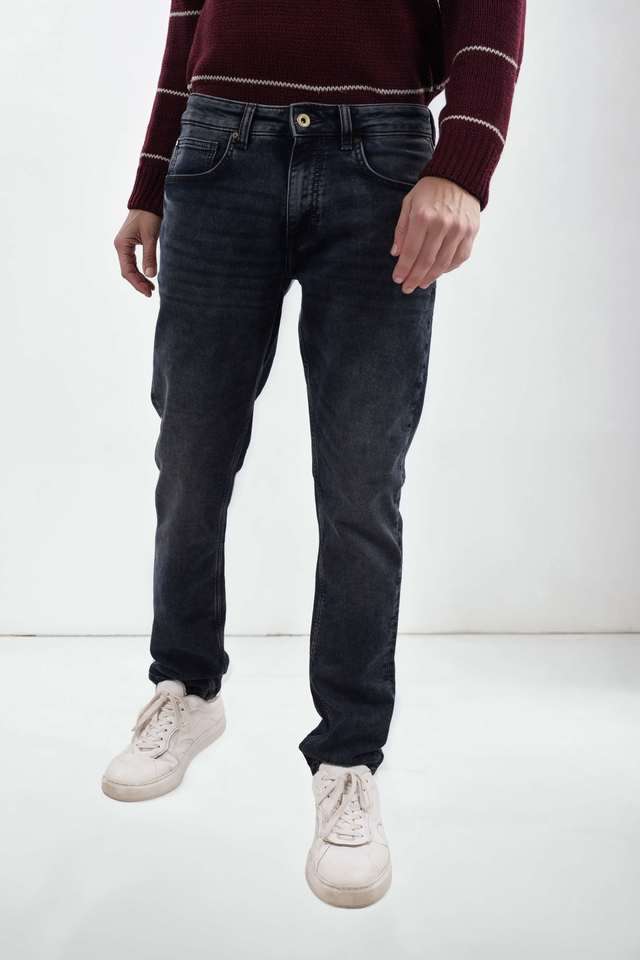 Light-Wash-Cotton-Blend-Slim-Fit-Men-s-Jeans