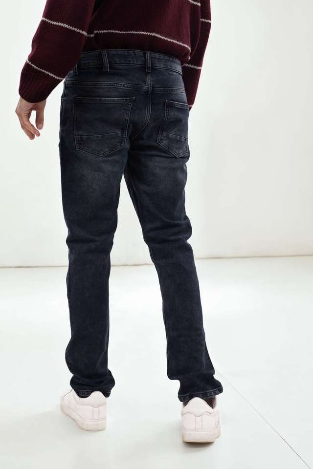 Light-Wash-Cotton-Blend-Slim-Fit-Men-s-Jeans