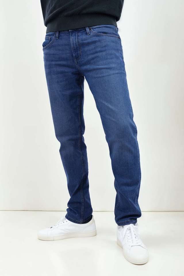 Light-Wash-Cotton-Straight-Fit-Men-s-Jeans