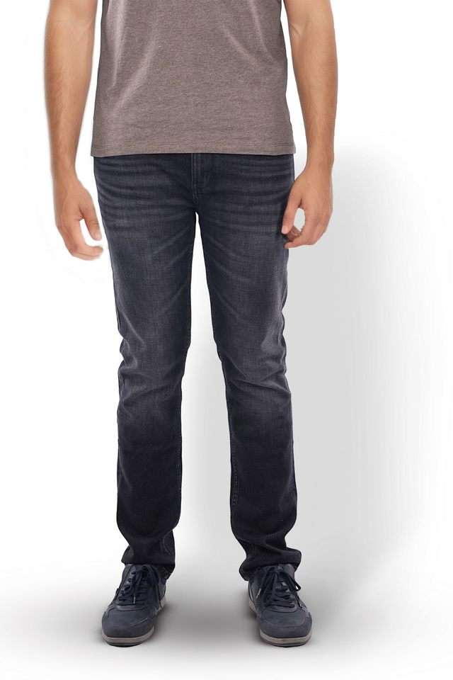 Light-Wash-Blended-Fabric-Straight-Fit-Men-s-Jeans