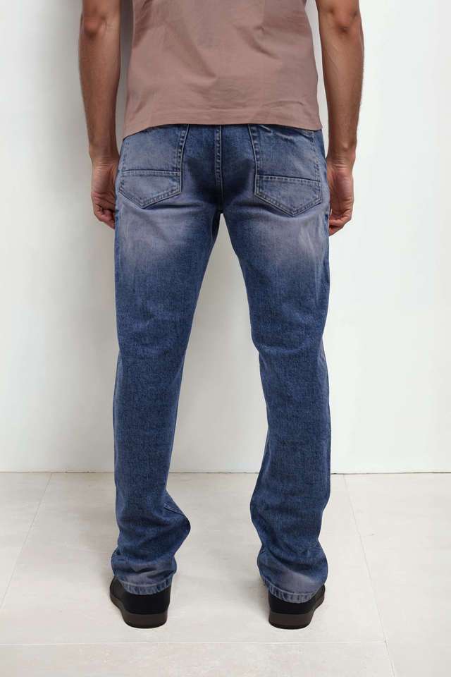 Light-Wash-Cotton-Straight-Fit-Men-s-Jeans