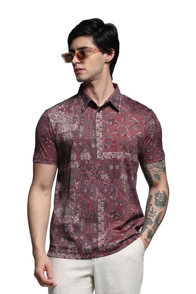 Printed-Cotton-Polo-Men-s-T-Shirt