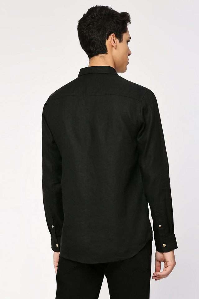 Solid-Linen-Regular-Fit-Men-s-Casual-Wear-Shirt