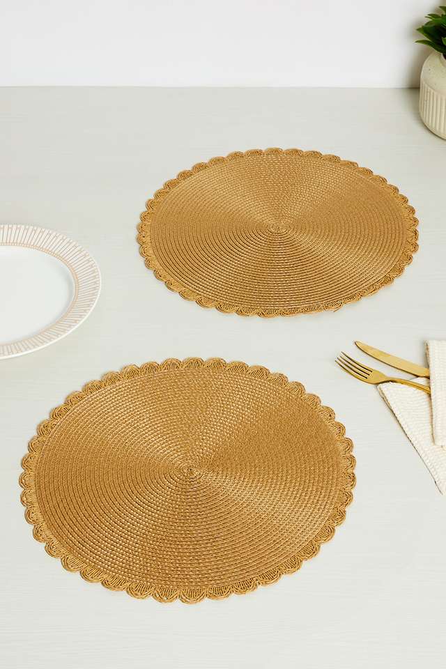 Orion-Braided-Lace-Pvc-Placemats/2-Taupe