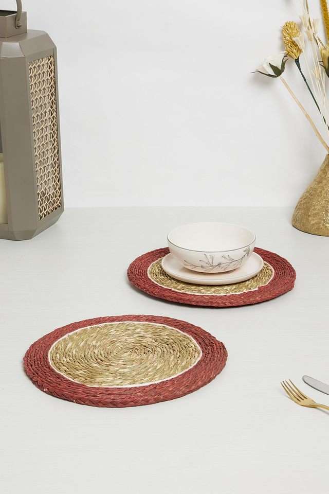 Sundried-Seagrass-Border-Placemats-S/2