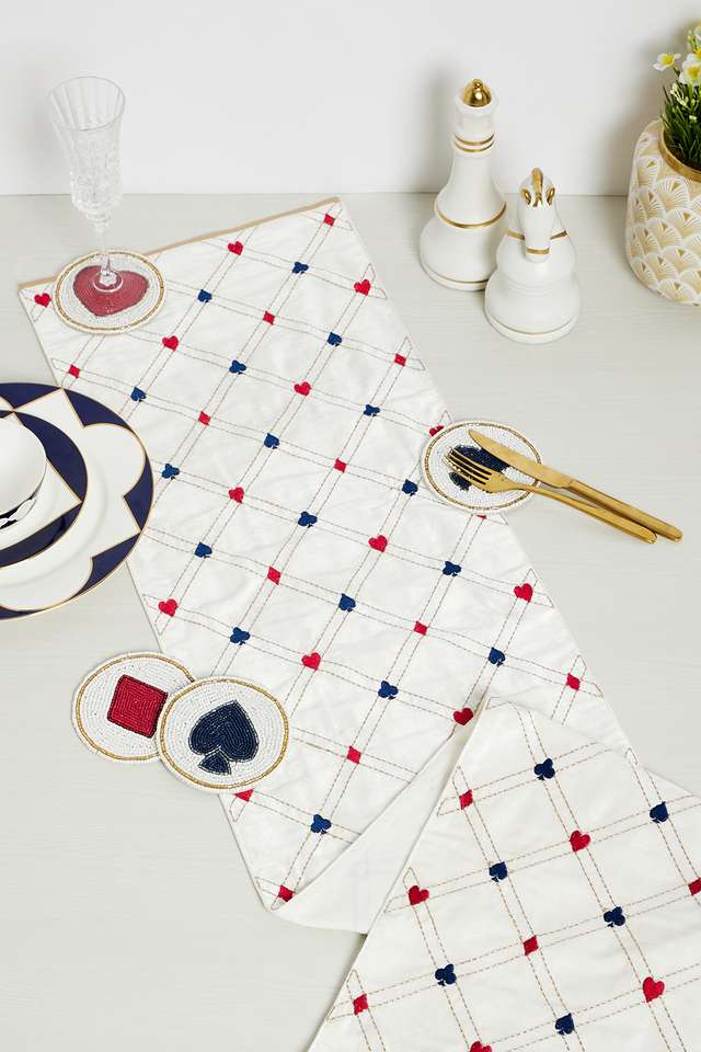 Soliatire-Cards-Lurex-Runner-Ivory