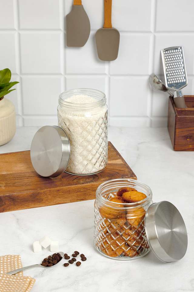 Grace-Diamond-Jar-1.2L+860-ml-Set-of-4