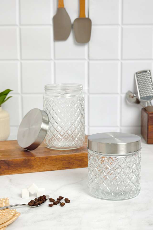Grace-Diamond-Jar-1.2L+860-ml-Set-of-4