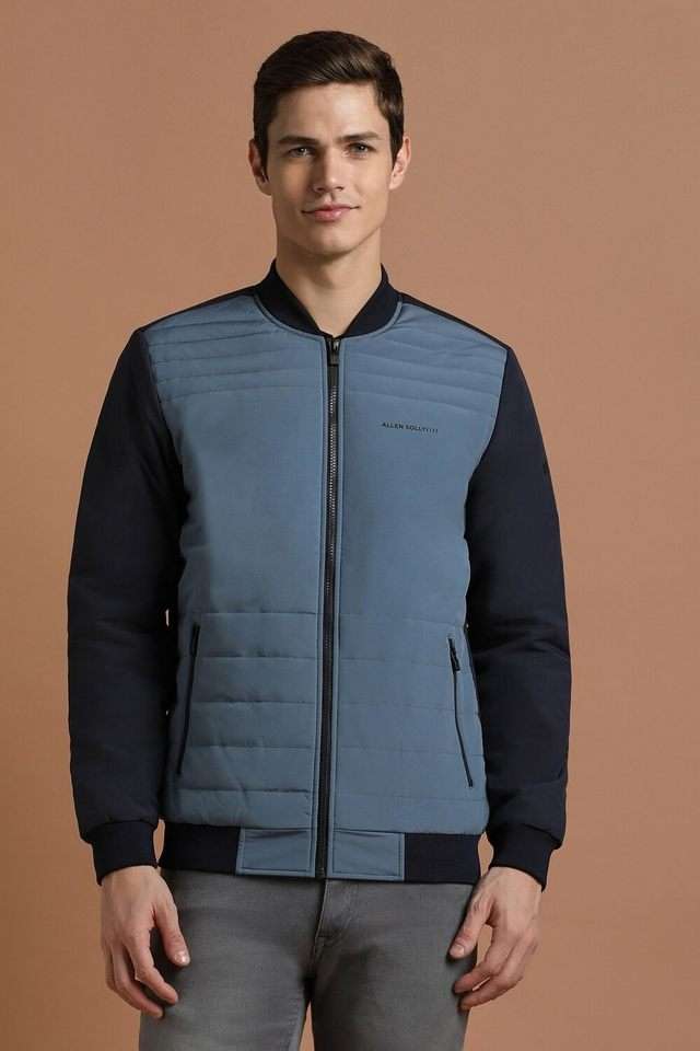 Colorblock-Polyester-Regular-Fit-Men-Jacket