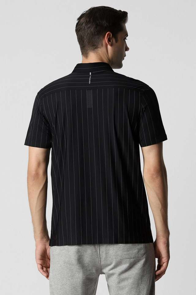 Stripes-Nylon-Polo-Men-s-T-Shirt