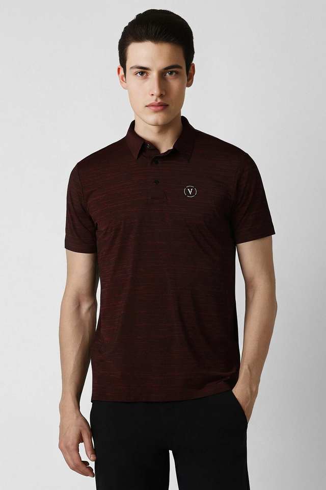 Textured-Nylon-Polo-Men-s-T-Shirt
