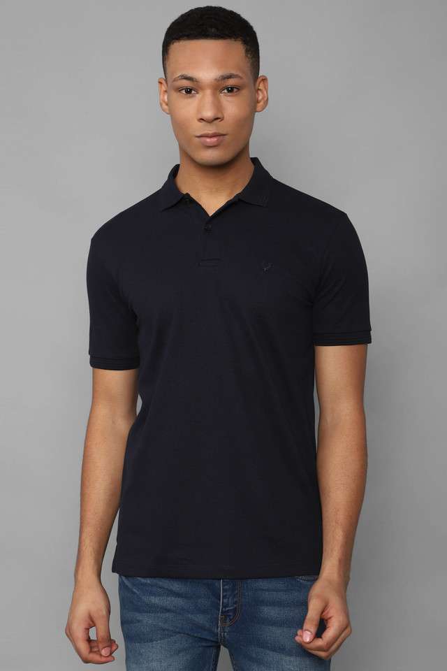 Solid-Cotton-Regular-Fit-Men-Polo-T-Shirt