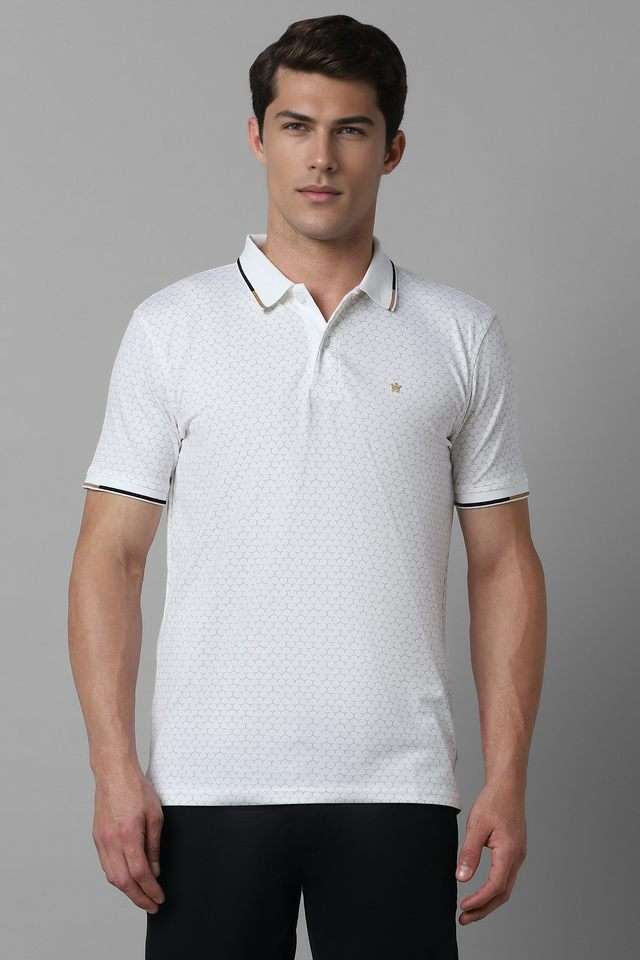 Stripes-Polyester-Polo-Men-s-T-Shirt