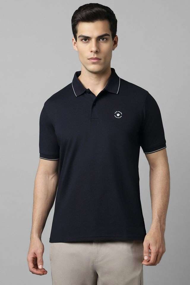 Solid-Cotton-Regular-Fit-Men-Polo-T-Shirt