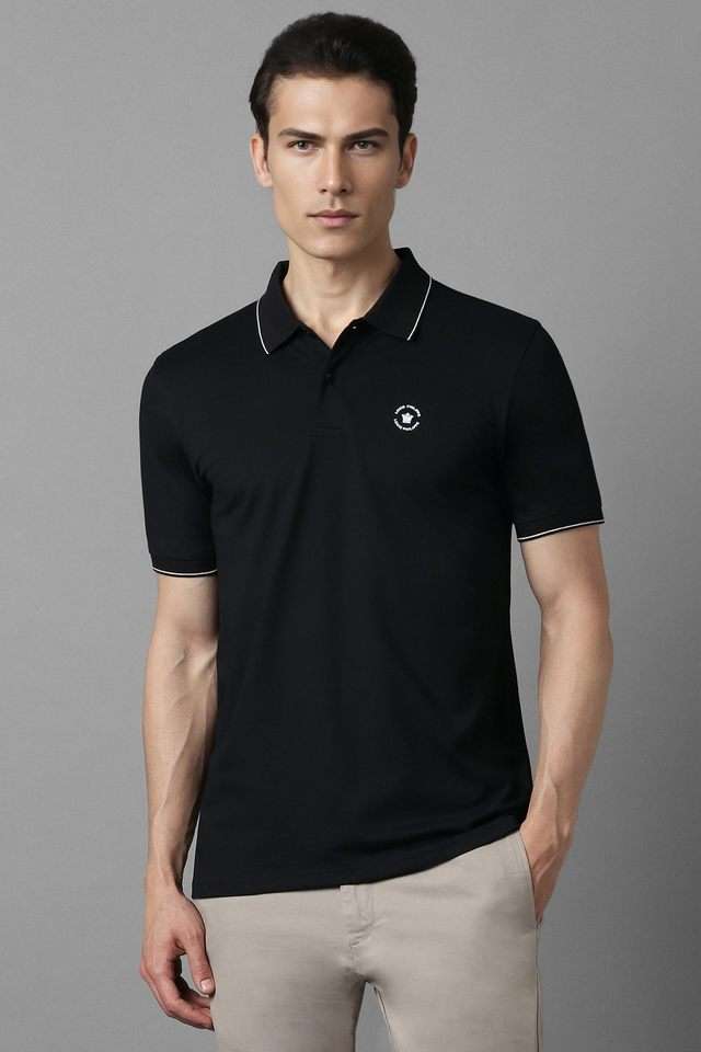 Solid-Cotton-Regular-Fit-Men-Polo-T-Shirt