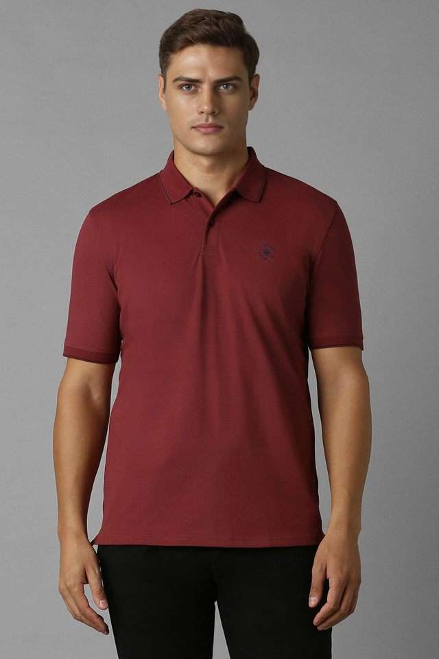 Solid-Cotton-Regular-Fit-Men-Polo-T-Shirt