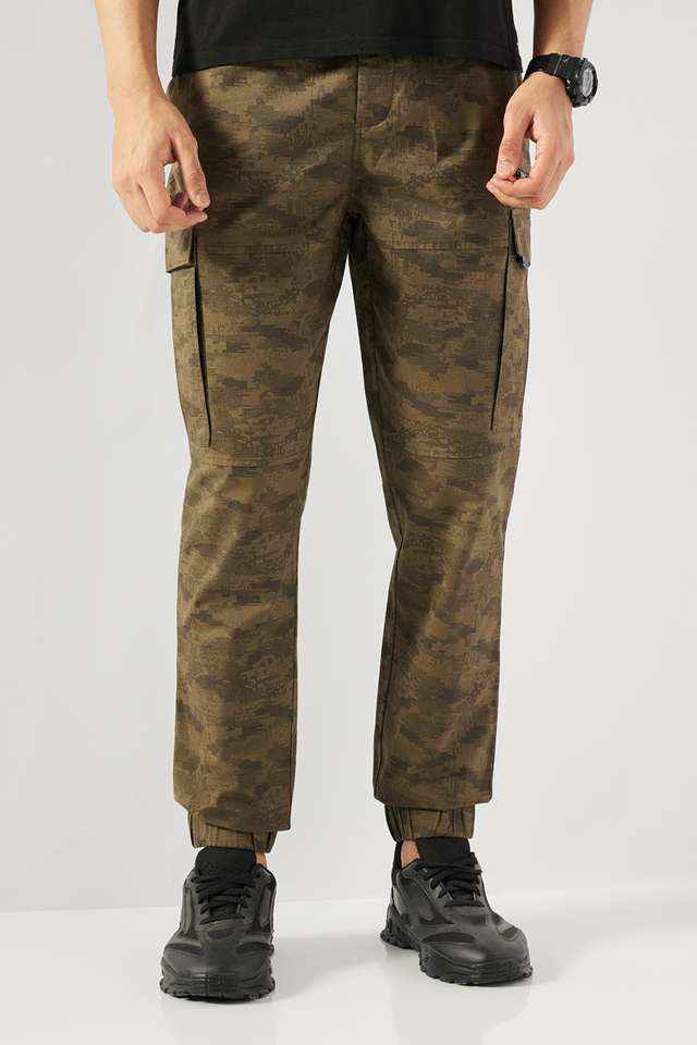 Camouflage-Cotton-Blend-Slim-Fit-Men-s-Joggers
