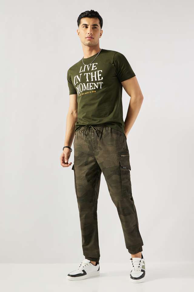 Camouflage-Cotton-Blend-Slim-Fit-Men-s-Joggers