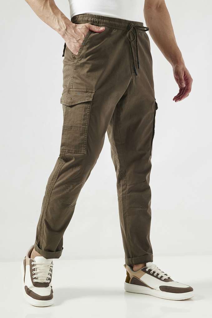 Solid-Cotton-Slim-Fit-Men-s-Joggers