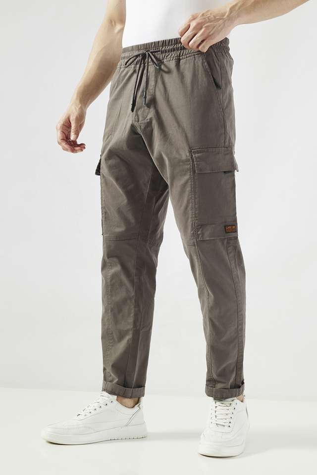 Solid-Cotton-Blend-Slim-Fit-Men-s-Joggers