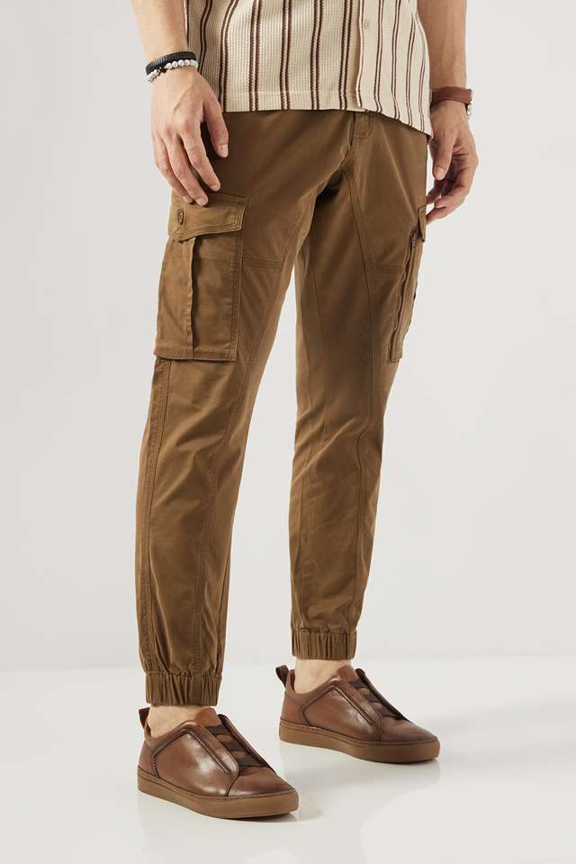 Solid-Cotton-Blend-Slim-Fit-Men-s-Joggers