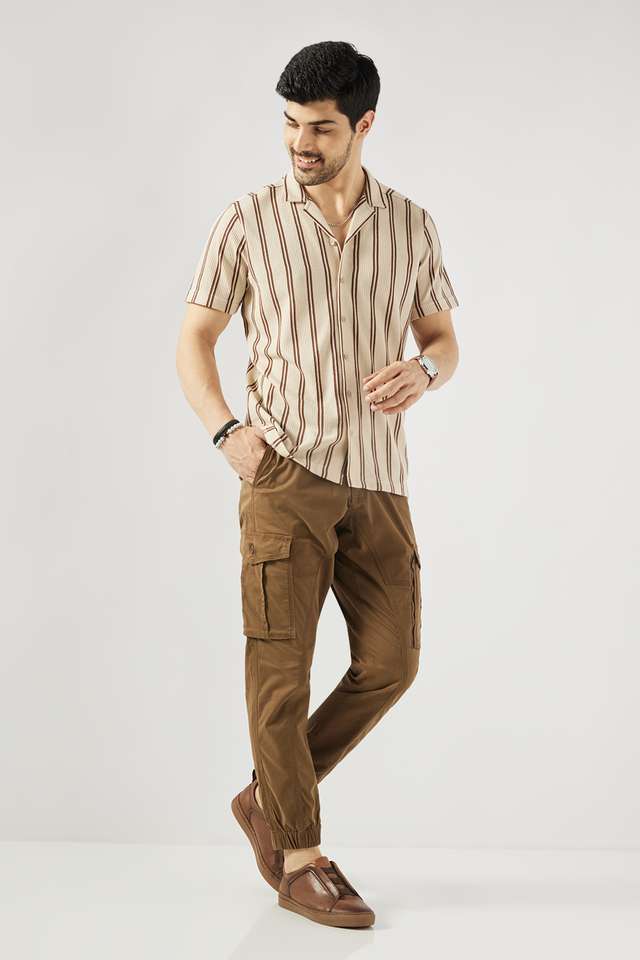 Solid-Cotton-Blend-Slim-Fit-Men-s-Joggers