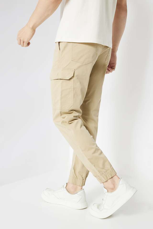 Solid-Cotton-Blend-Slim-Fit-Men-s-Joggers