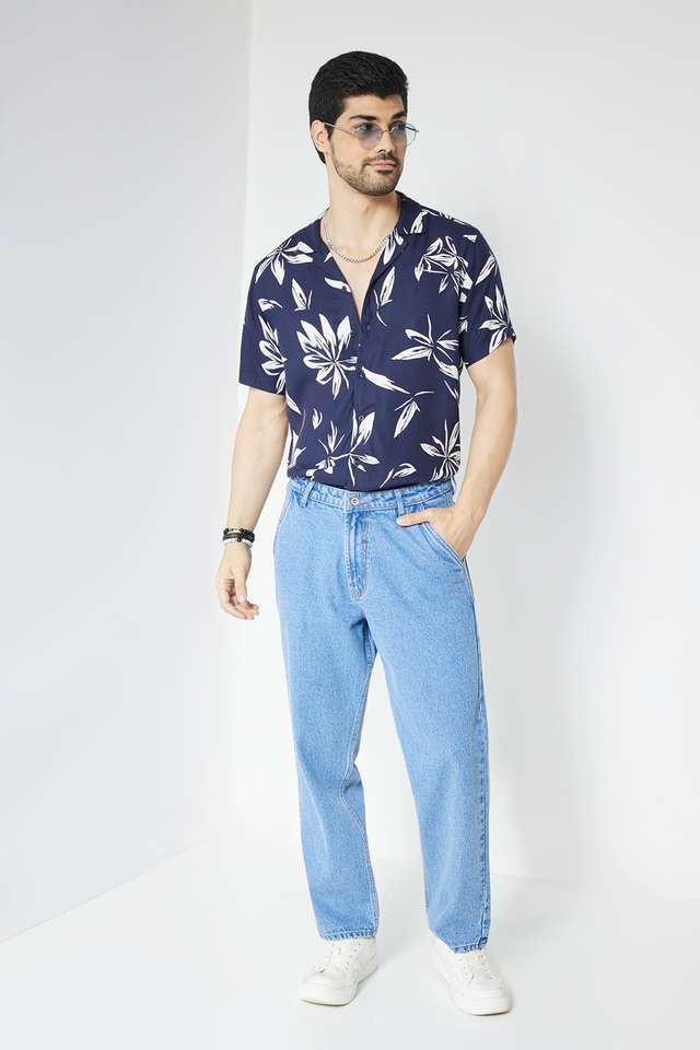 Printed-Viscose-Slim-Fit-Men-s-Casual-Wear-Shirt