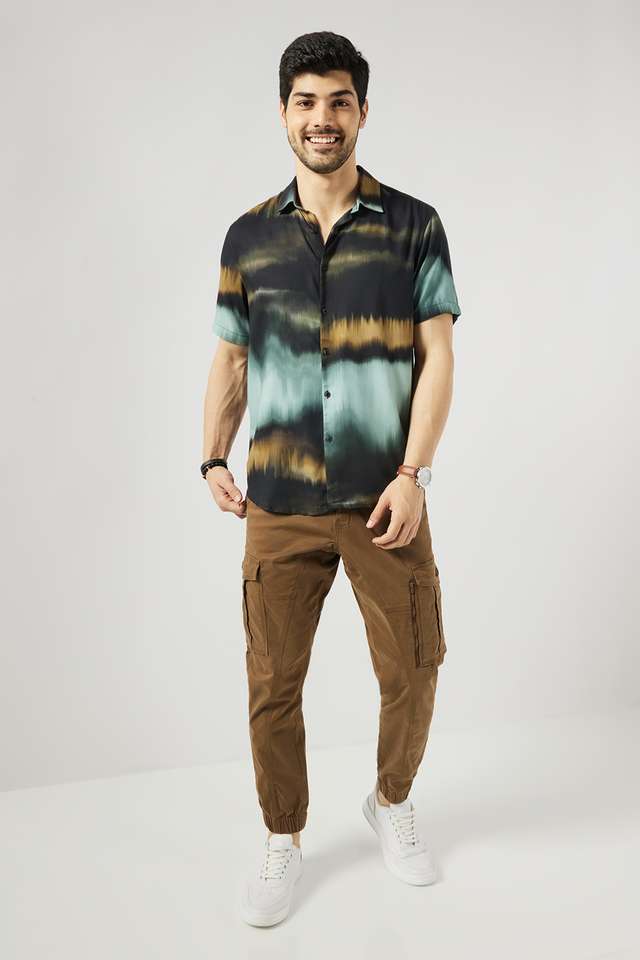Printed-Viscose-Slim-Fit-Men-s-Casual-Wear-Shirt