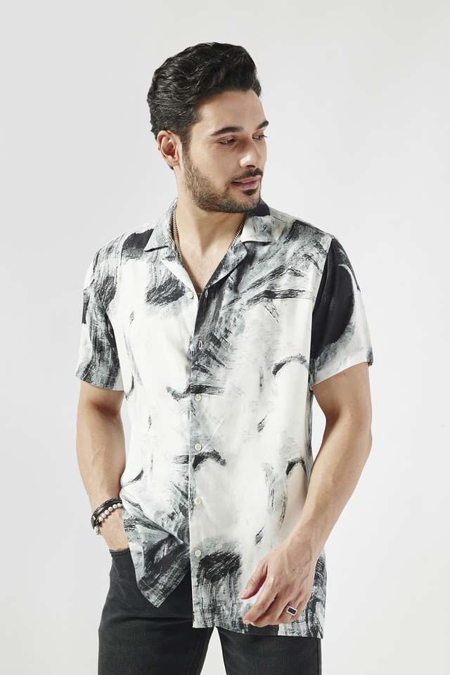 Printed-Viscose-Slim-Fit-Men-s-Casual-Wear-Shirt