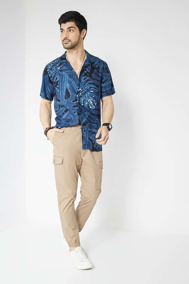 Printed-Viscose-Slim-Fit-Men-s-Casual-Wear-Shirt