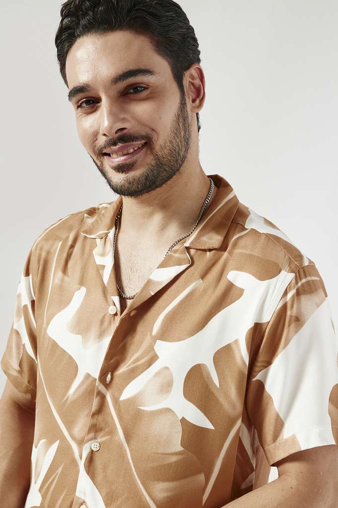 Printed-Viscose-Slim-Fit-Men-s-Casual-Wear-Shirt