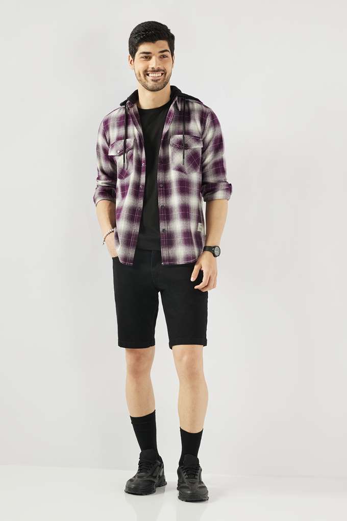 Checks-Cotton-Slim-Fit-Men-s-Casual-Wear-Shirt