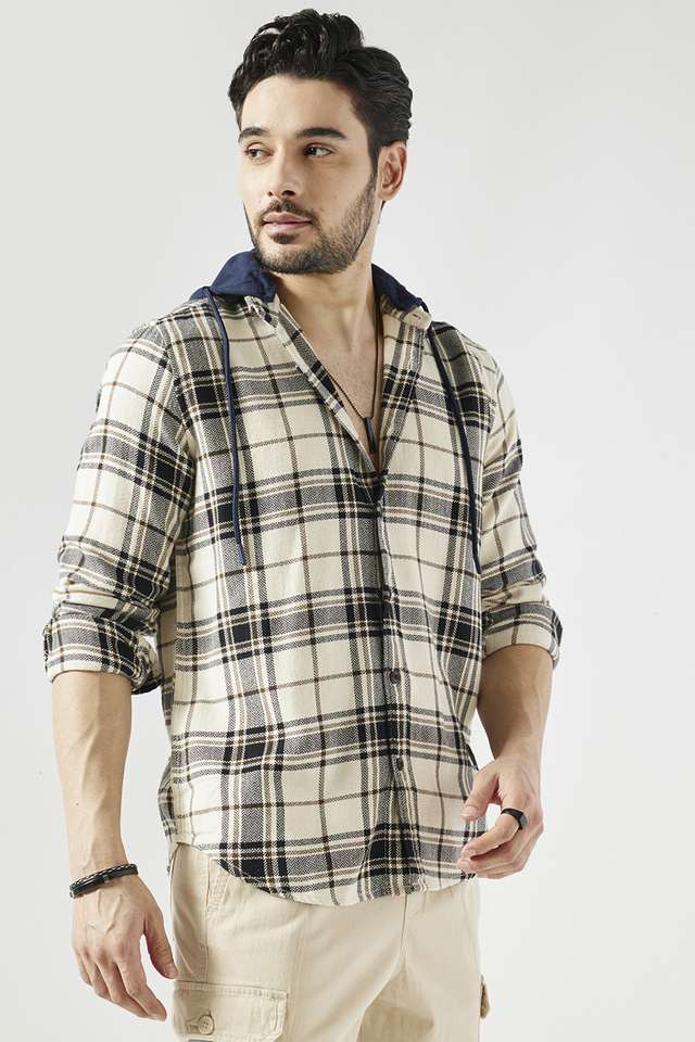 Checks-Cotton-Slim-Fit-Men-s-Casual-Wear-Shirt