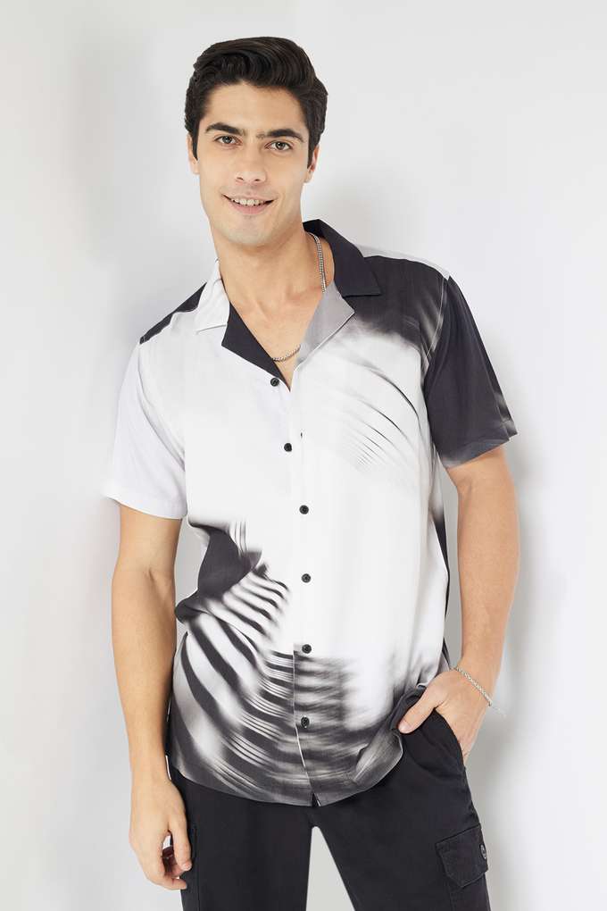 Printed-Viscose-Slim-Fit-Men-s-Casual-Wear-Shirt