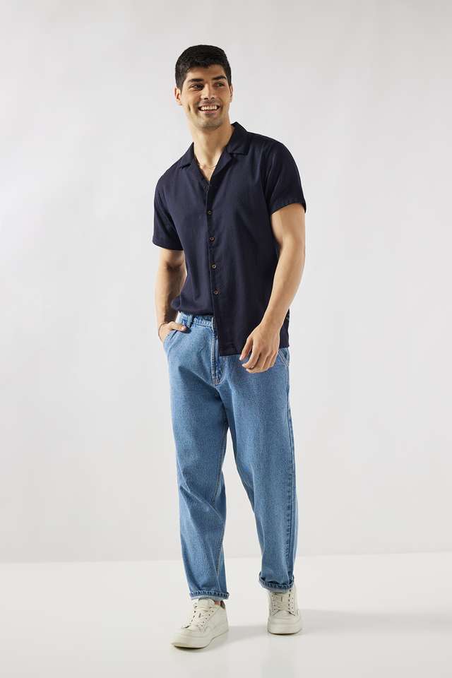Textured-Cotton-Slim-Fit-Men-s-Casual-Wear-Shirt