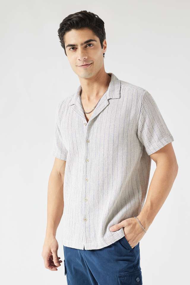 Stripes-Cotton-Slim-Fit-Men-s-Casual-Wear-Shirt