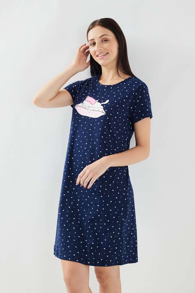 Printed-Cotton-Women-s-Knee-Length-Dress
