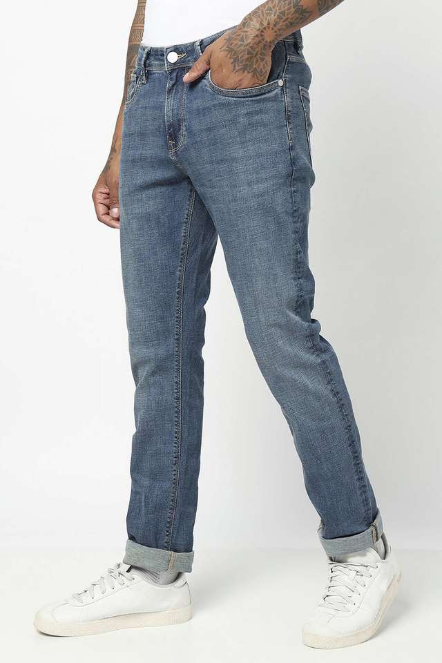 Light-Wash-Cotton-Slim-Fit-Men-s-Jeans