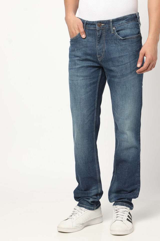 Light-Wash-Cotton-Slim-Fit-Men-s-Jeans