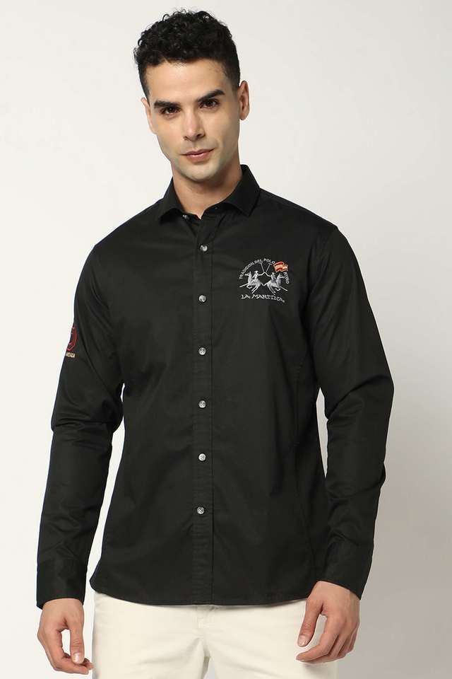 Solid-Cotton-Super-Slim-Fit-Men-s-Casual-Wear-Shirt