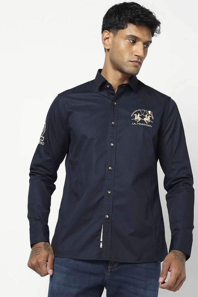 Solid-Cotton-Super-Slim-Fit-Men-s-Casual-Wear-Shirt