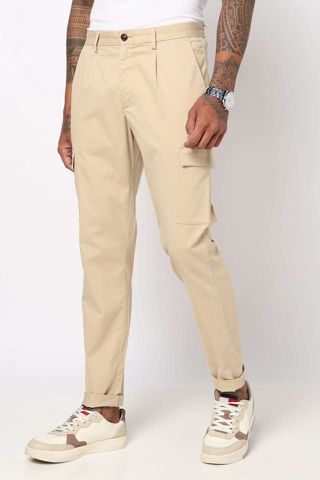 Solid-Cotton-Slim-Fit-Men-s-Casual-Wear-Trousers