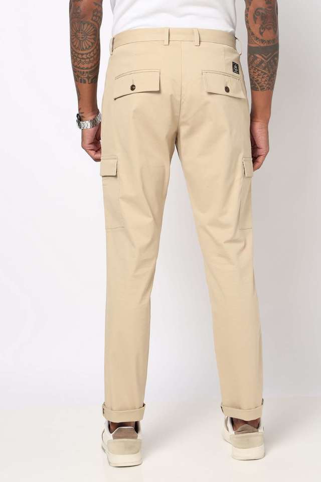 Solid-Cotton-Slim-Fit-Men-s-Casual-Wear-Trousers