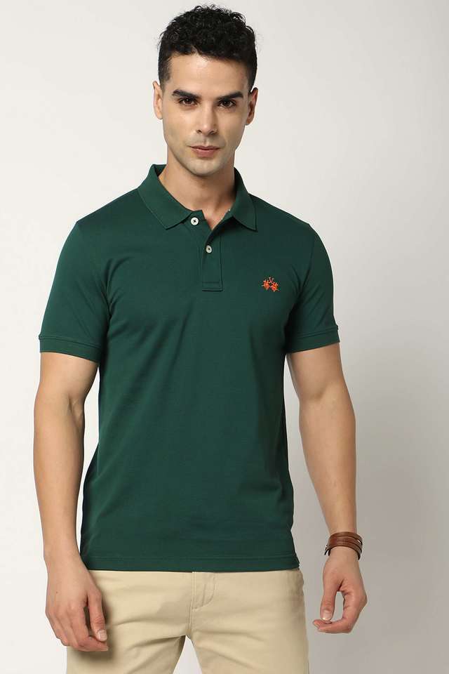Solid-Cotton-Polo-Men-s-T-Shirt
