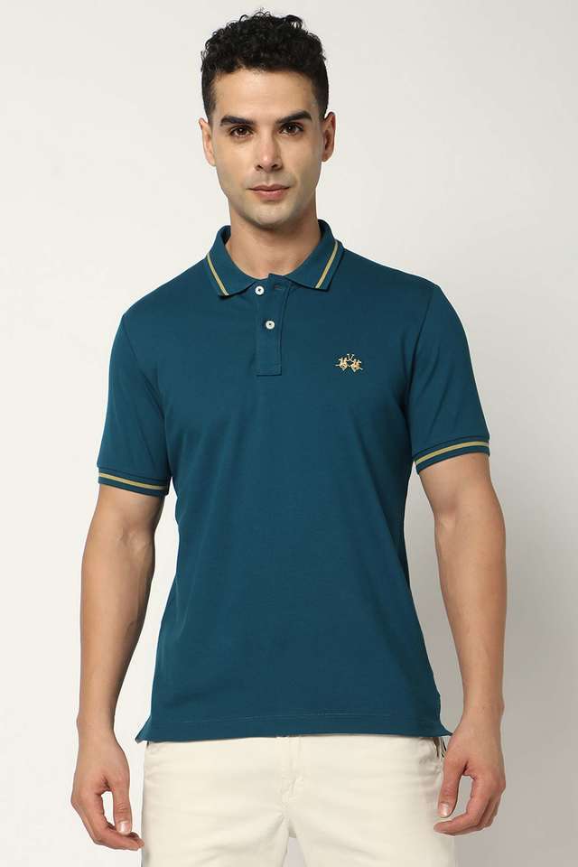 Solid-Cotton-Polo-Men-s-T-Shirt