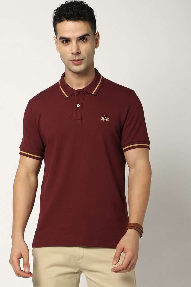 Solid-Cotton-Polo-Men-s-T-Shirt