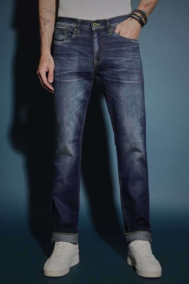 Light-Wash-Cotton-Slim-Fit-Men-s-Jeans